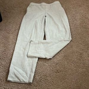 light grey tapered dress pants